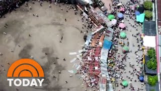 Colombian Bullring Stands Collapse, Killing 4 And Injuring Hundreds