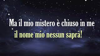 Nessun Dorma - Turandot: Luciano Pavarotti - Lyrics