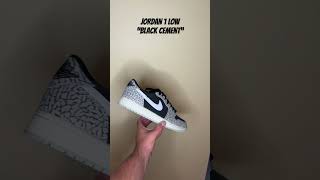 UNBOXING: JORDAN 1 LOW BLACK CEMENT || COP OR DROP?