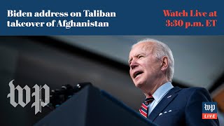 Biden addresses nation on Taliban takeover of Afghanistan - 8/16 (FULL LIVE STREAM)