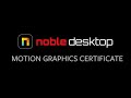 Noble Desktop: Motion Graphics Student Work