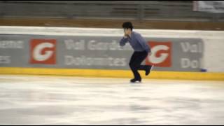 Takahiko Kozuka JPN Val gardena spring trophy 2013 senior men short