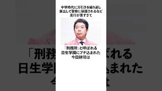 素行が悪すぎて「刑務所」と呼ばれる日生学園にブチ込まれた今田耕司に関する雑学　#お笑い　#芸人　#今田耕司