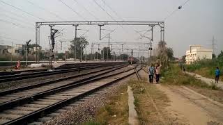 Navyug Express -16688 What a vibration Loco Was Super Hauled Wap 4 22728 Erod Blasting Asaoti Mps