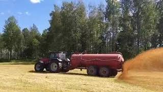 Valtra 8450 sekä tempo 12