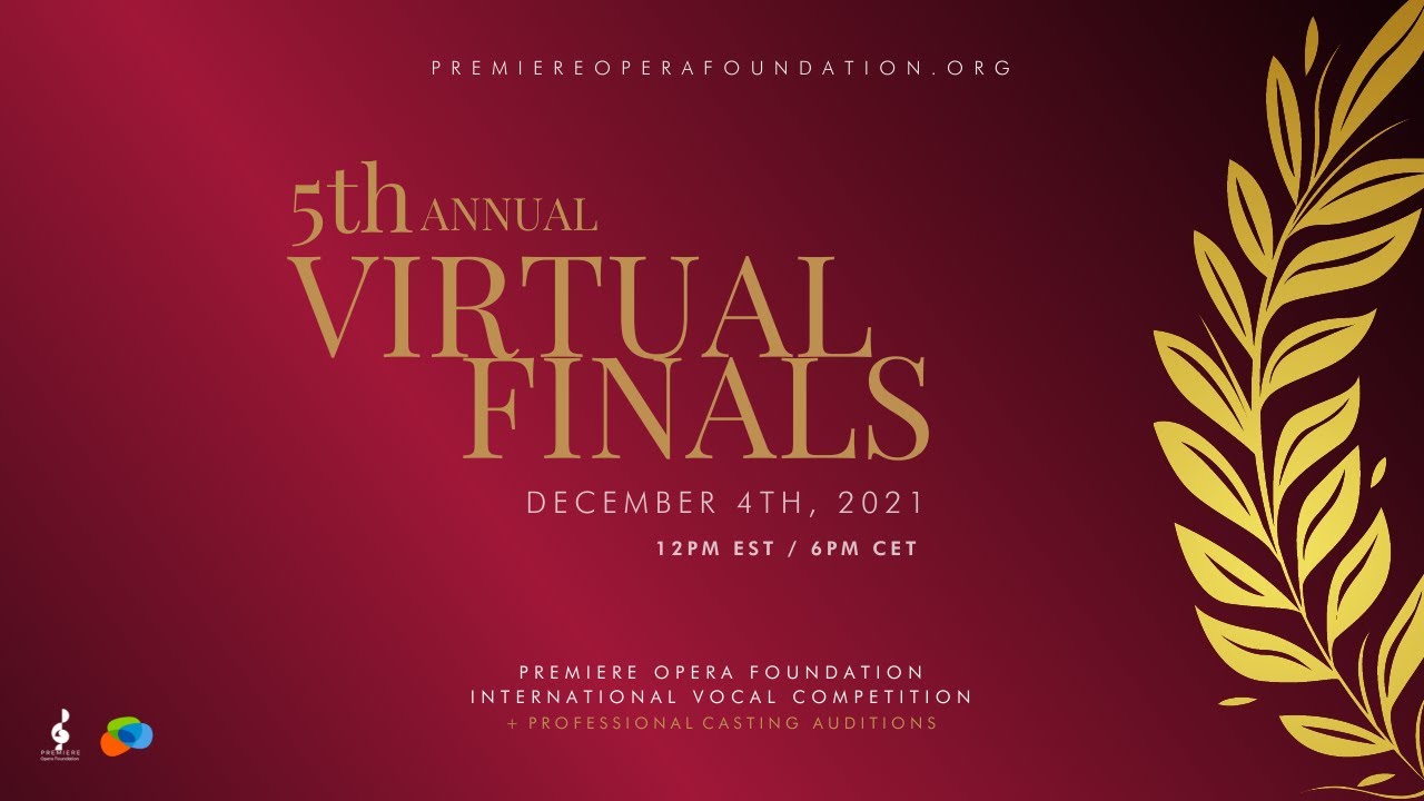 Premiere Opera Foundation International Vocal Competition - Virtual ...