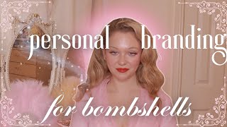 The BOMBSHELL’S Guide to SELF CREATION 🦢 (personal branding for bombshells)