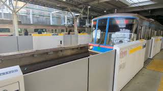 都営三田線6300形回送列車　武蔵小杉駅発車シーン