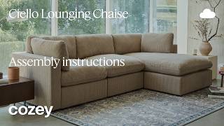 (EN) Ciello Lounging Chaise - Assembly Guide