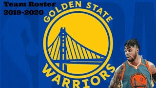 Golden State Warriors  Team Roster 2019-2020
