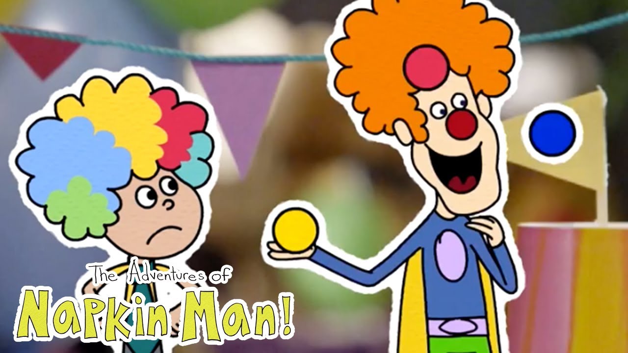 The Adventures Of Napkin Man Double Juggle Trouble Cartoons For
