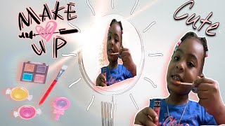 #KidsMakeup #Barbiemakeup #Routine                   Makeup and Nail Routine | Lili’s World