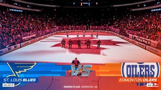 St Louis Blues vs Edmonton Oilers 10/22/2022 NHL 23 Gameplay