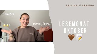 Lesemonat Oktober 🤎📝