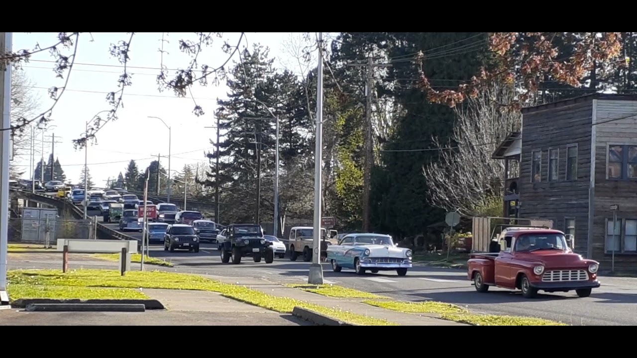 Classic Cars Cruise Historic Downtown Centralia Wa Youtube