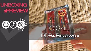 G.Skill Ripjaws 4 DDR4 RAM Unboxing \u0026 Preview