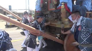 八日市場区山車特別曳き廻し/佐原自動車前から八坂神社前を巡行