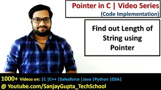 find out length of string using pointer in c programming | by Sanjay Gupta