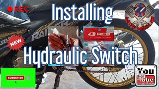 Installing RCB Hydraulic Switch/Universal Hydraulic Switch to Any Motorcycles | MOTO MECH. DIY