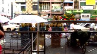 Walk Around Chinatown Street Market in Yangon Myanmar Burma Vegetables Fruits Food - Phil in Bangkok