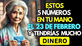 Escribe Estos 5 NÚMEROS en tu Mano el 16 de FEBRERO y NUNCA te quedarás SIN DINERO|Sabiduría Budista