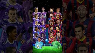 Real Madrid 2017 VS Barcelona 2009 😲🔥(Noodle Hair Cr7, Messi, Zlatan, Benzema, Xavi, Bale)😈💪💥
