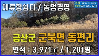 충남 금산군 군북면 동편리 도로변 추천 농지