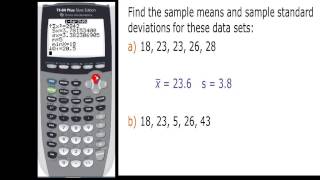 Using the TI-83/84 to find mean, standard deviation, and 5-number summary