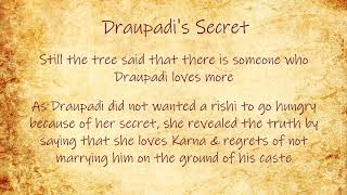 Story 54 : Draupadi's Secret