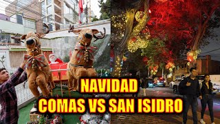 COMAS VS SAN ISIDRO | ¿Quién tiene mejor espíritu navideño?