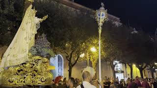 La processione per l'ottava della patrona di Matera, Maria SS. della Bruna, attraversa Via del Corso