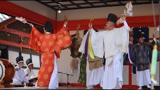 令和５年若宮八幡社夏季大祭奉納神楽 大分神楽社『五方礼始』