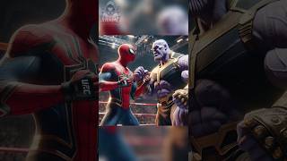spiderman vs thanos (Revenge of ironman) 🥊 UFC Match #marvel #avengers #spiderman #ufc #shorts