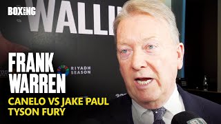 Frank Warren Addresses Canelo vs Jake Paul Reports