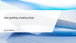 Use grading creating tools