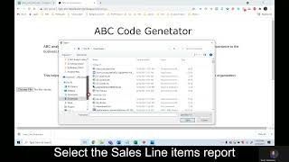 ABC Analysis using Python with Front End