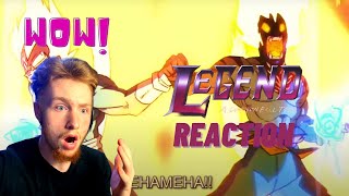 THIS IS A FAN ANIMATION??!!!! LEGEND: a dragon ball tale reaction