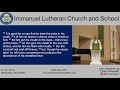 Immanuel Lutheran Church - 06-27-2021 Service