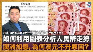 羅家聰博士訂購人士專用答問：羅博士解釋如何利用圖表數據資料分析中國經濟發展上下差異，影響人民幣走勢因素，還有澳洲加息，為何澳元不升原因。｜D100羅家聰六十分鐘經人論｜羅家聰