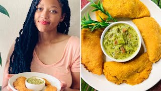 🔥The BEST vegan Colombian style empanadas using IMPOSSIBLE MEAT+ Homemade sofrito