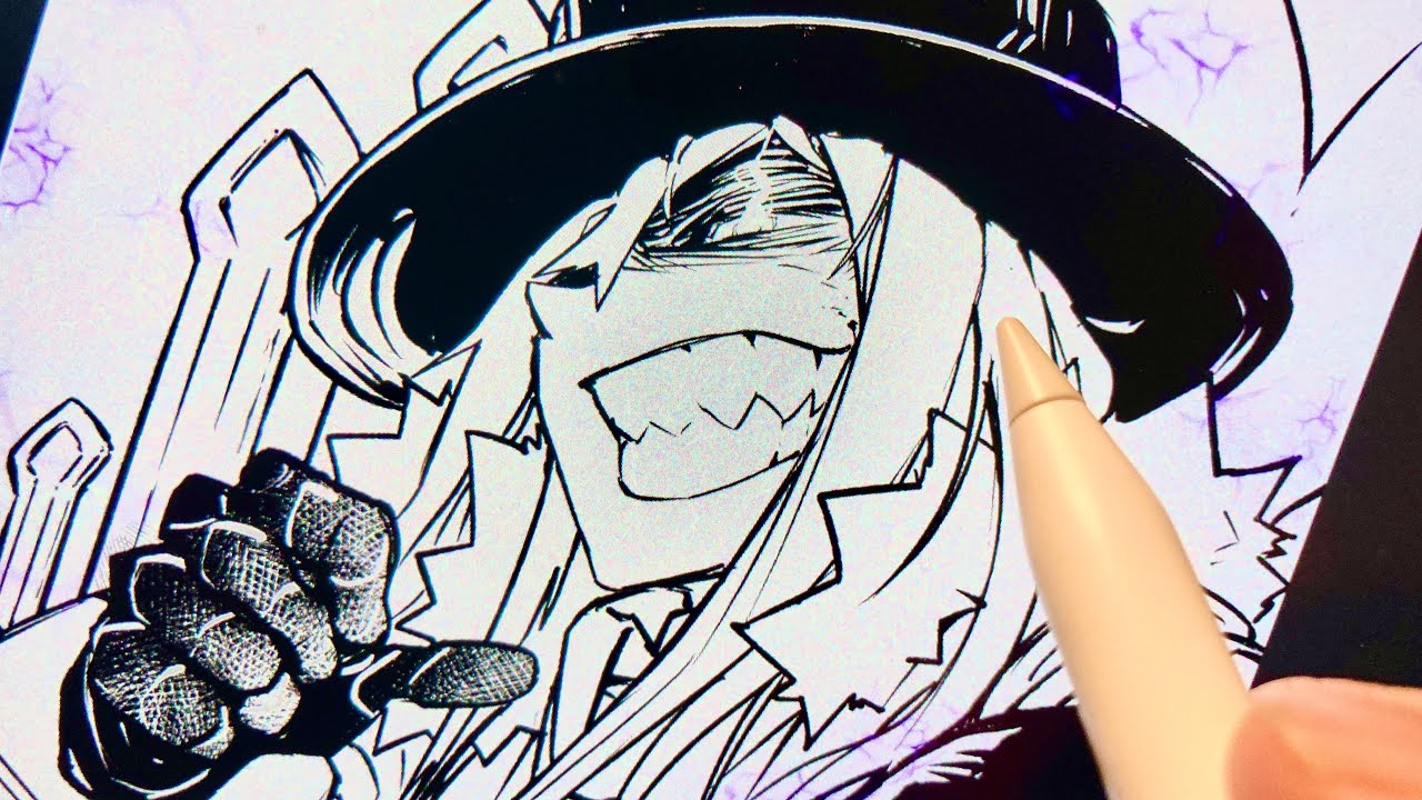 Anime Sketch Drawing Inking Manga Panel Youtube