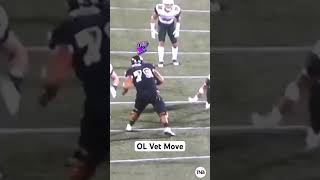 Watch this veteran move by the OL! 👀