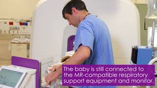 Embrace Neonatal MRI System inside the NICU - workflow with Respiratory support equipment