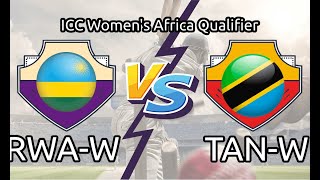 🔴Live TAN-W vs RWA-W | Tanzania Women vs Rwanda Women |RWA-W vs TAN-W | WOMEN WORLD T20 QUALIFIER