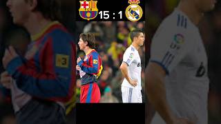 برشلونة وريال مدريد | Barcelona vs real Madrid 15-1