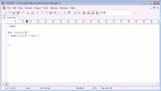 Beginner PHP Tutorial 27 for Loop