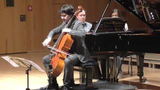 Mladen Miloradovic plays Claude Debussy Sonata for Cello and Piano in D minor