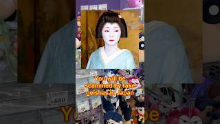 You may be scammed by a GEISHA in JAPAN😳 Beware of fake geisha! #travel #shorts #japan #geisha