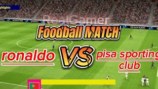 ronaldo vs pisa sporting club | ronaldo supers goals💥⚽