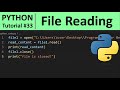 Python Tutorial #33 - File Reading in Python Programming (File Handling)
